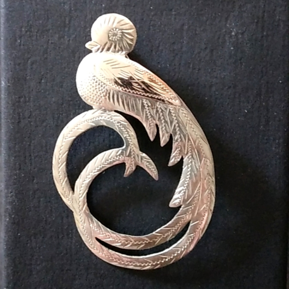 QUETZAL BIRD BROACH